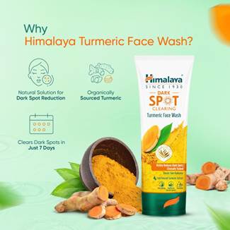 Himalaya Dark Spot Clearing Turmeric Face Wash, 50ml