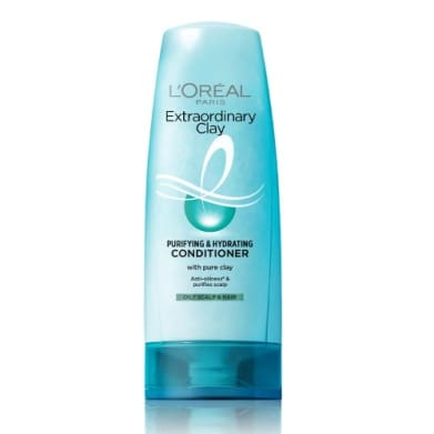 L'Oreal Paris Deep Conditioner, For Oily Roots & Dry Ends, Extraordinary Clay, 180 ml