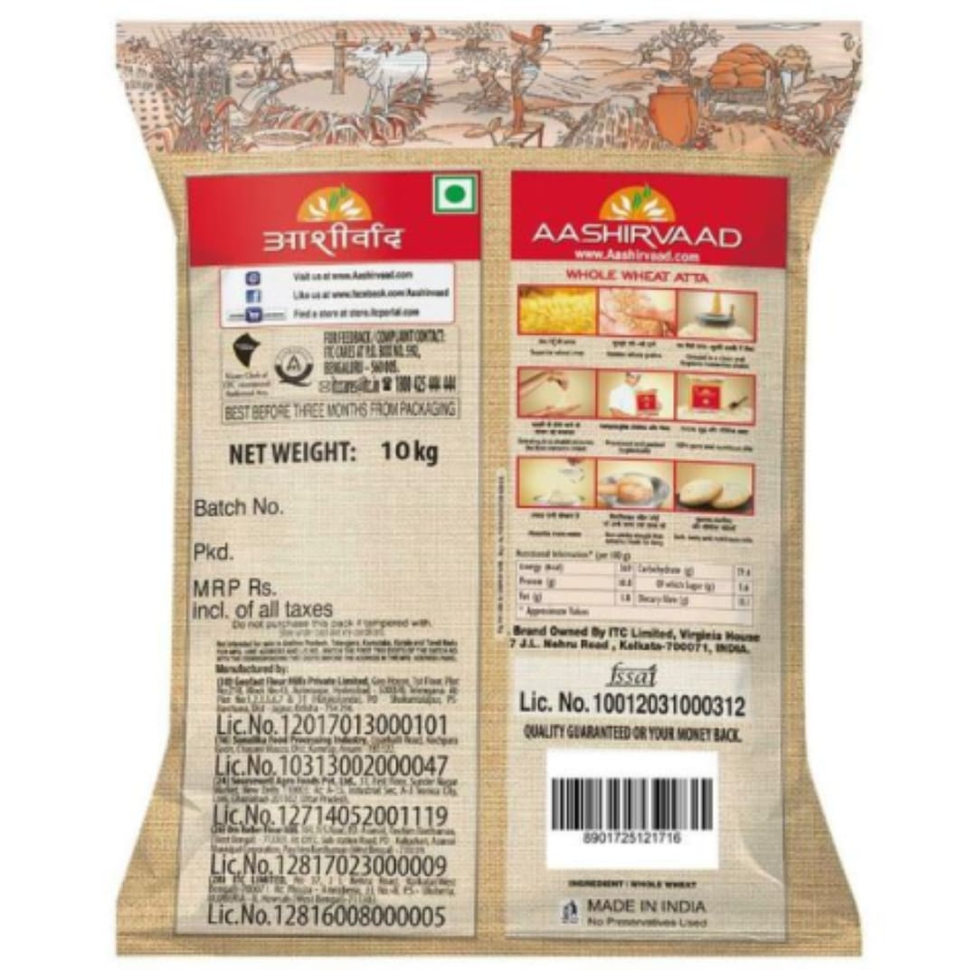 Aashirvaad Superior MP Atta, 10 Kg