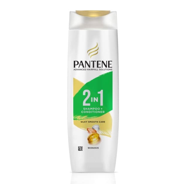 Pantene Advanced Hairfall Solution 2-In-1 Silky Smooth Shampoo & Conditioner, 200ml