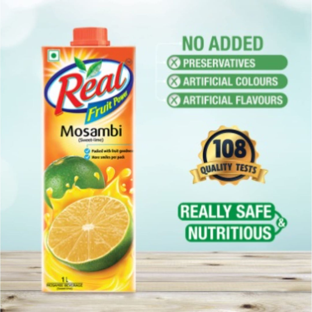 DABUR Real Fruit Power Mosambi Juice -1L