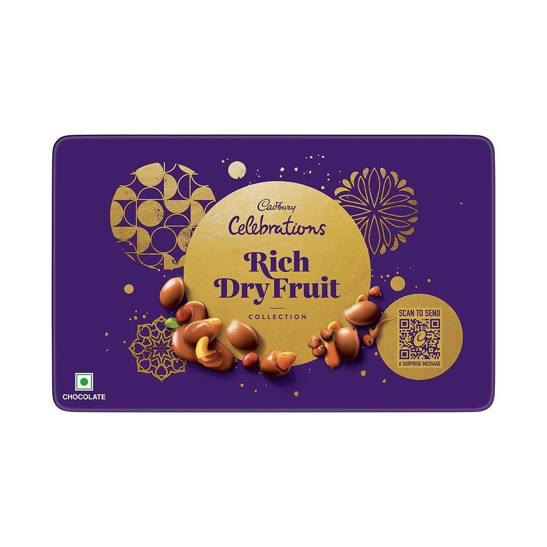 Cadbury Celebrations Rich Dry Fruit Collection Chocolate Gift Box, 177 gm