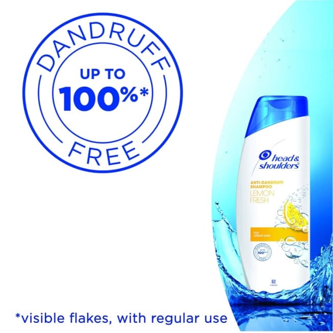 Head & Shoulders, Anti Dandruff Shampoo, Lemon Fresh, 180 ml