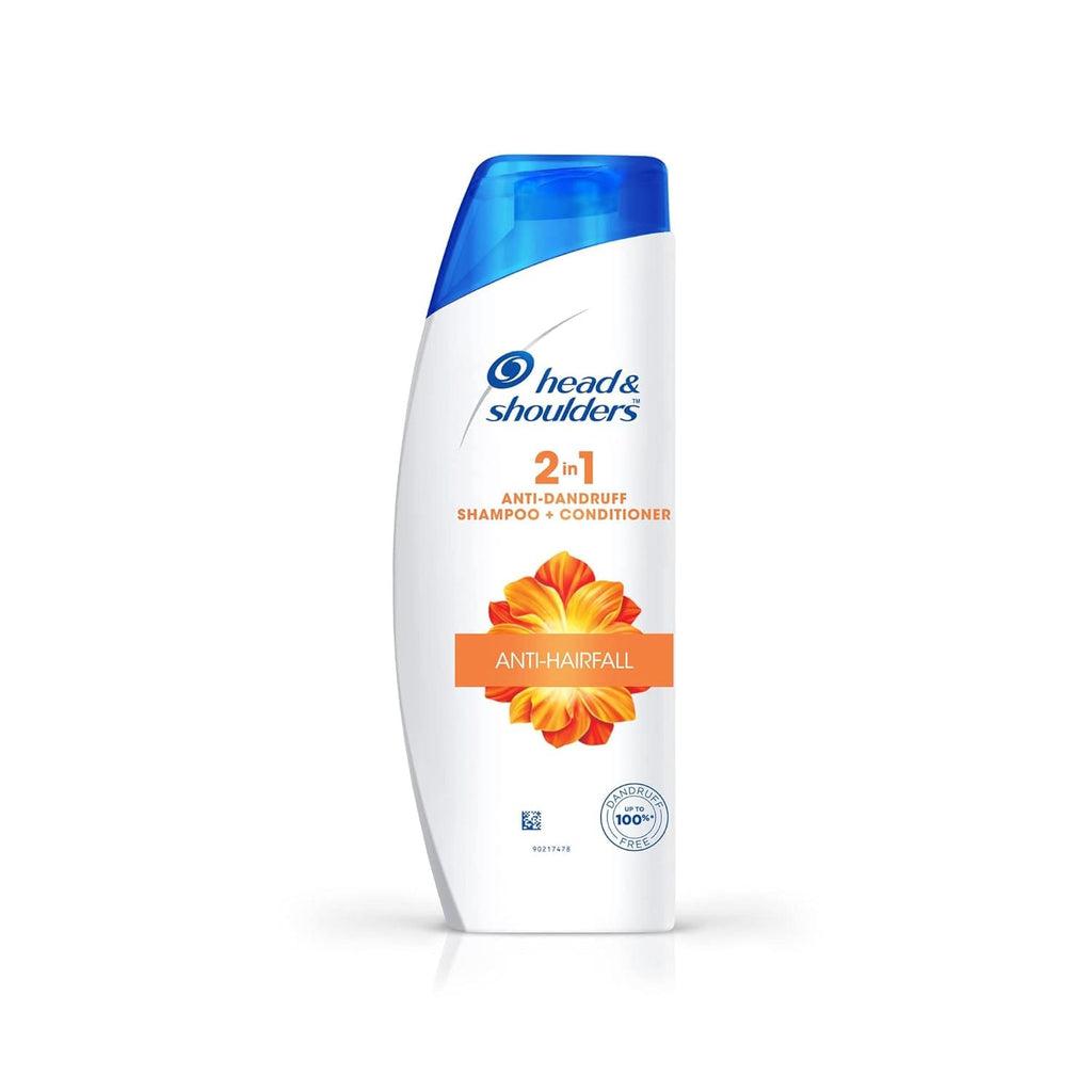 Head and Shoulders 2-in-1 Anti-Hairfall Anti-Dandruff Shampoo + Conditioner, 180ML