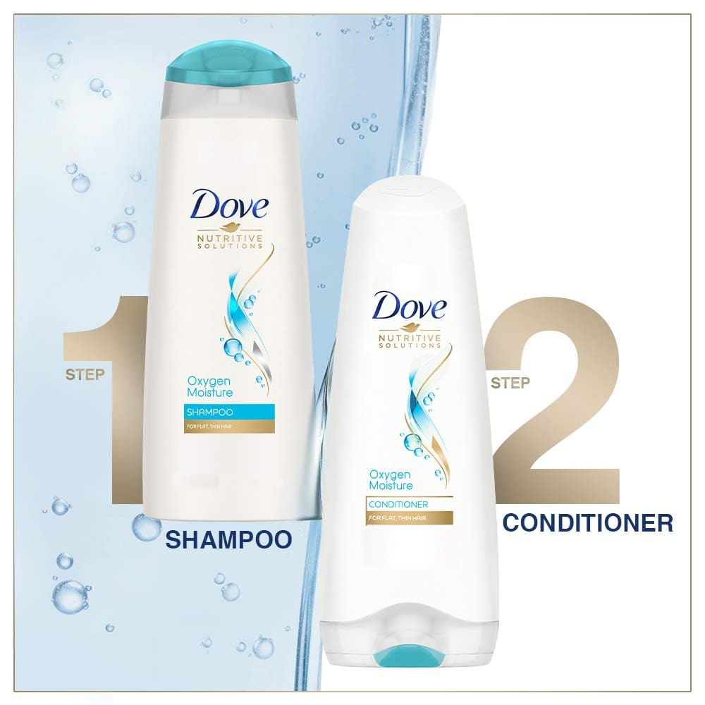 Dove Oxygen Moisture Shampoo, 180 ml