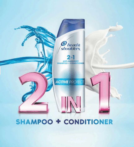 Head & Shoulders, Anti Dandruff Shampoo + Conditioner, Active Protect, 180 ML