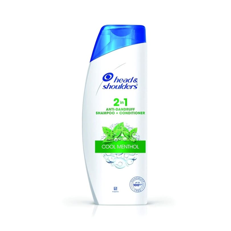 Head & Shoulders, Anti Dandruff Shampoo + Conditioner, Cool Menthol, 340 ML
