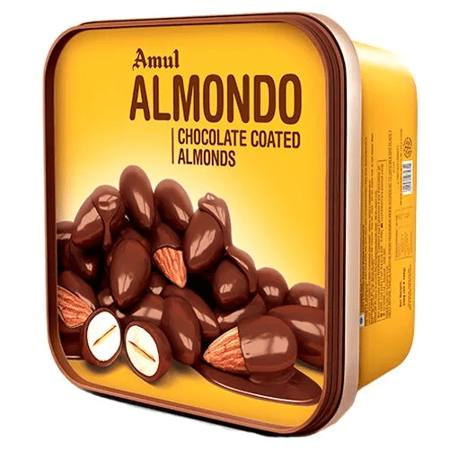 Amul Almondo - Roasted Almonds Coated With Milk Chocolate, 200 g