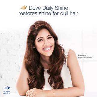 Dove Daily Shine Shampoo, 180ml