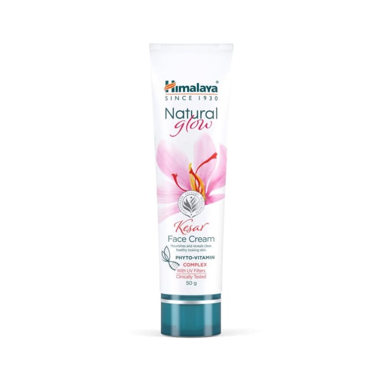 Himalaya Natural Glow Face Cream with Kesar (Combo 1+1), 50g