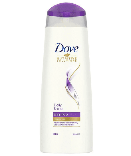 Dove Daily Shine Shampoo, 180ml