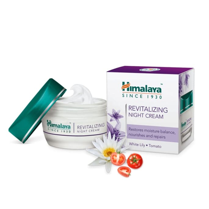 Himalaya Revitalizing Night Cream with White Lily and Tomato, 50gm