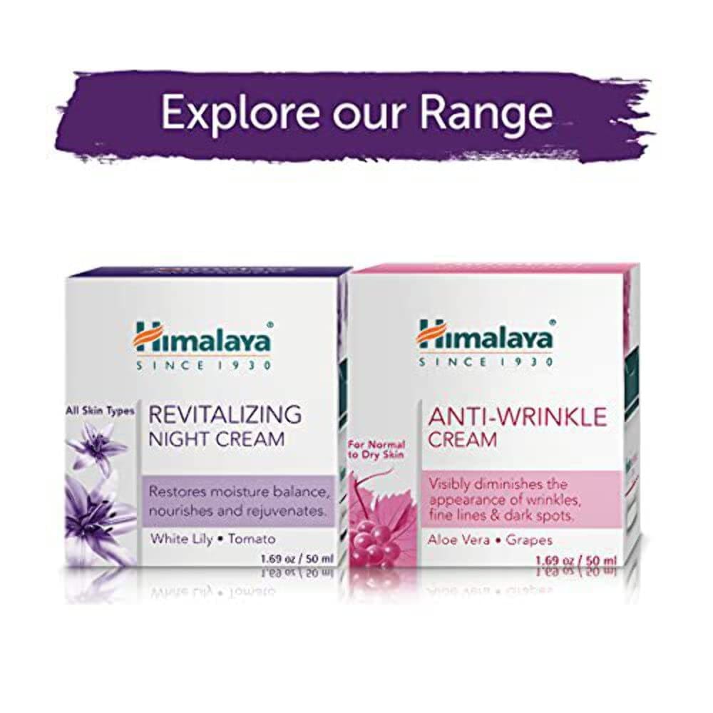 Himalaya Revitalizing Night Cream with White Lily and Tomato, 50gm