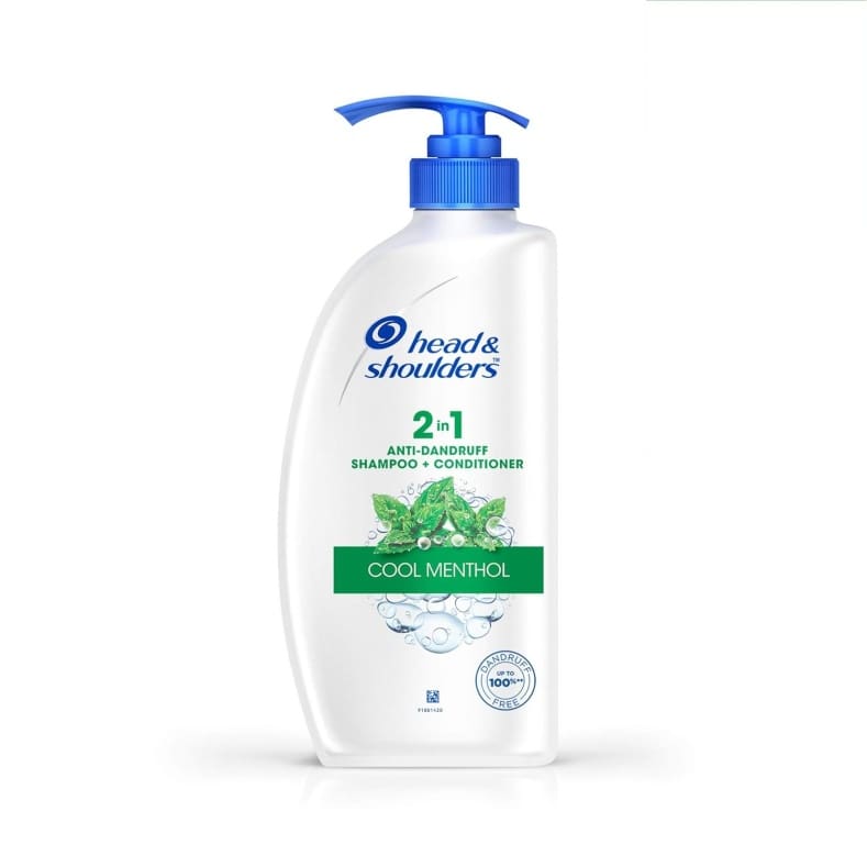 Head & Shoulders 2-In-1 Cool Menthol Anti Dandruff Shampoo + Conditioner, 650Ml