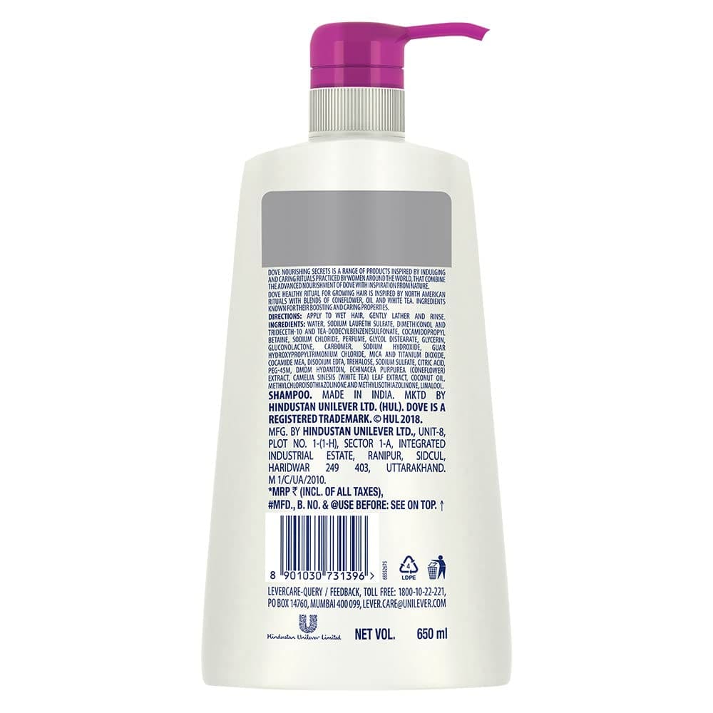 Dove Healthy Ritual for Growing Hair Shampoo, 650 ml