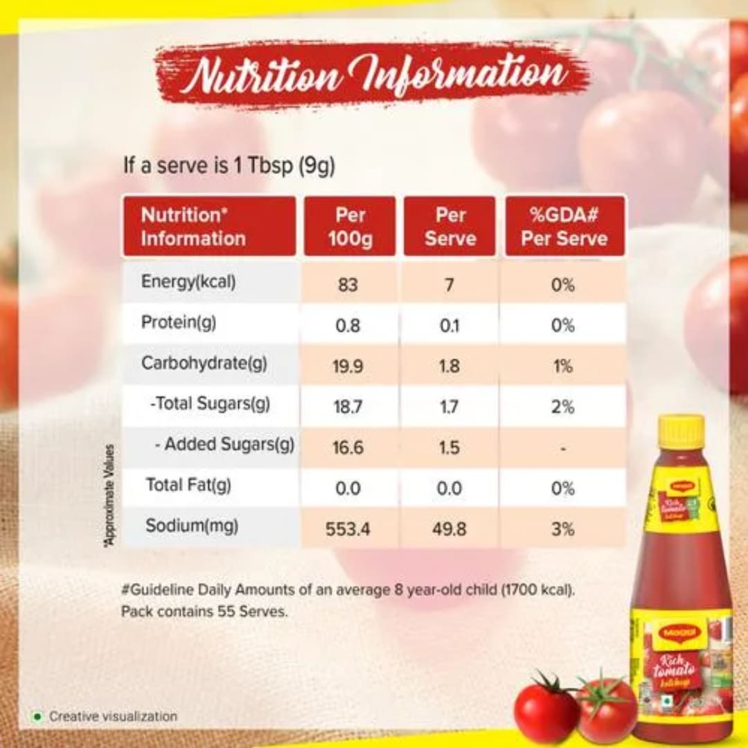 MAGGI Rich Tomato Ketchup, 485gm