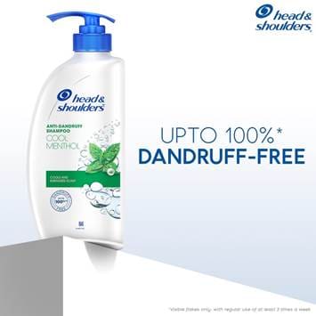 Head & Shoulders Cool Menthol Anti Dandruff Shampoo for Women & Men, 715ML