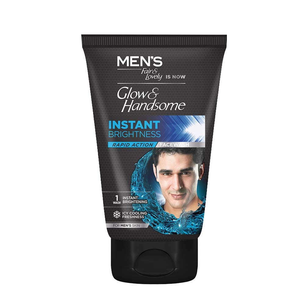 Glow & Handsome Instant Brightness Rapid Action Facewash, 100 gm