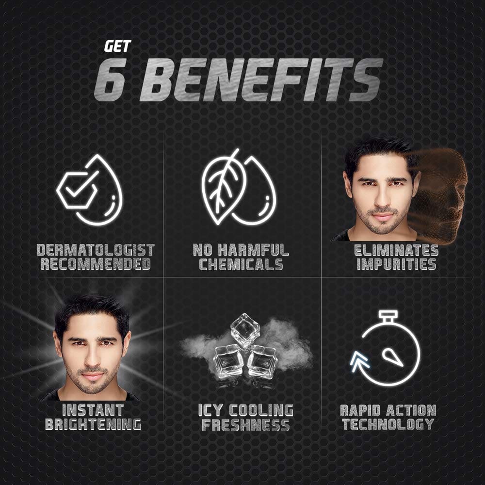 Glow & Handsome Instant Brightness Rapid Action Facewash, 100 gm