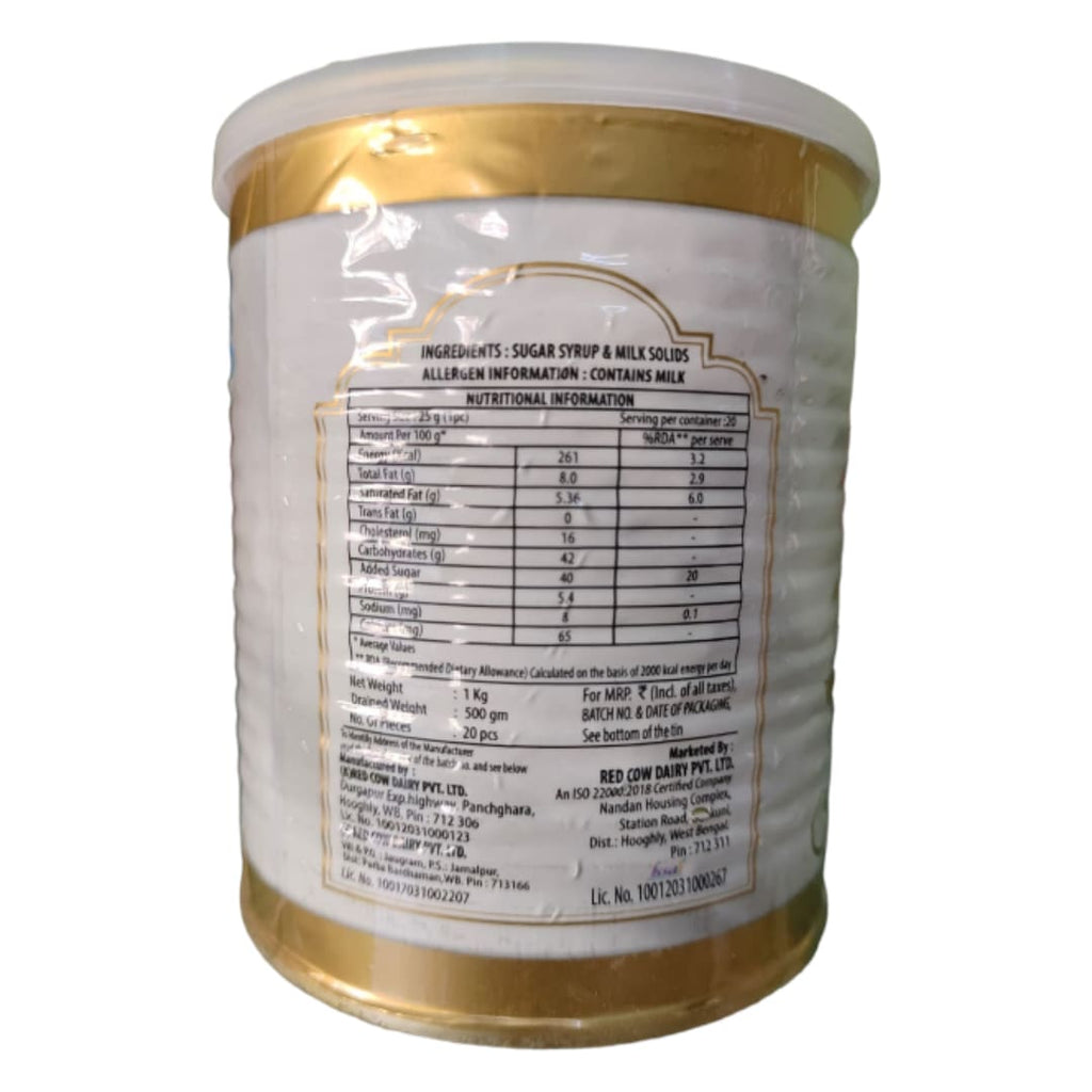 Red Cow Rasogolla, 500g