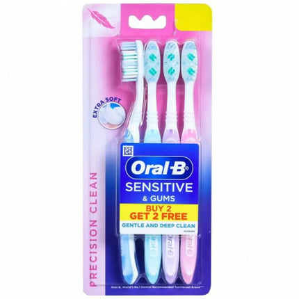 Oral B Sensitive & Gums Precision Clean, (Buy 2 Get2Free)