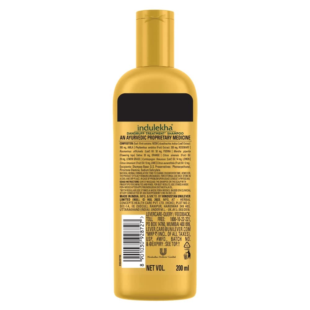 Indulekha Dandruff Treatment Shampoo, 200 Ml