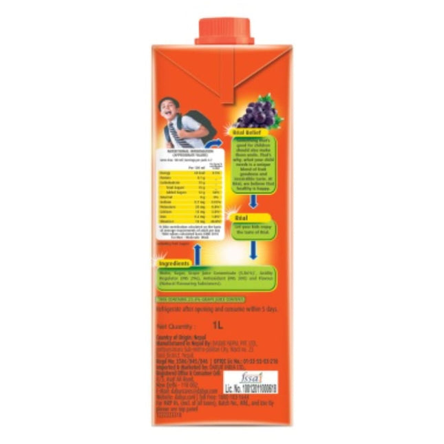 DABUR Real Grape Fruit Juice-1L