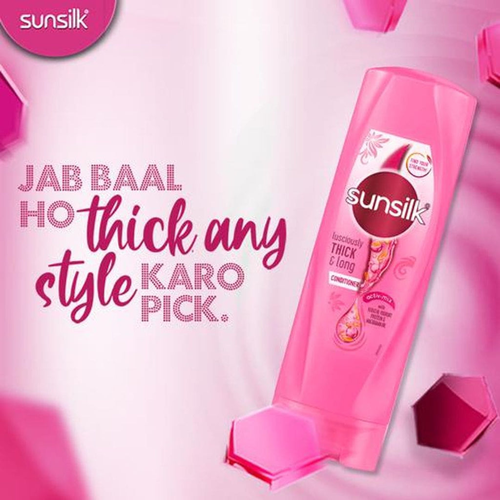 Sunsilk Conditioner - Lusciously Thick & Long Nourishing, 180 ml