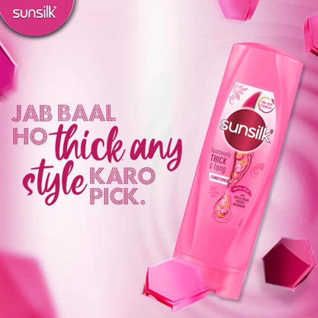Sunsilk Conditioner - Lusciously Thick & Long Nourishing, 180 ml
