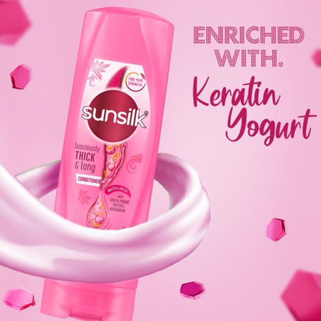 Sunsilk Conditioner - Lusciously Thick & Long Nourishing, 180 ml