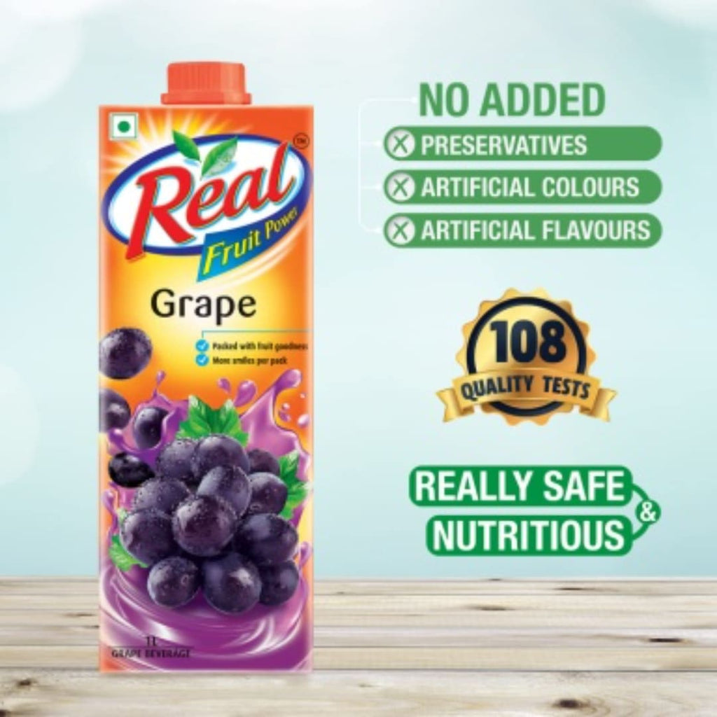 DABUR Real Grape Fruit Juice-1L
