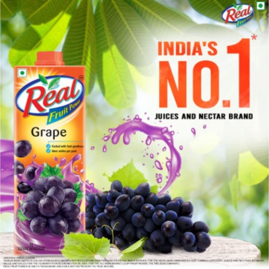 DABUR Real Grape Fruit Juice-1L
