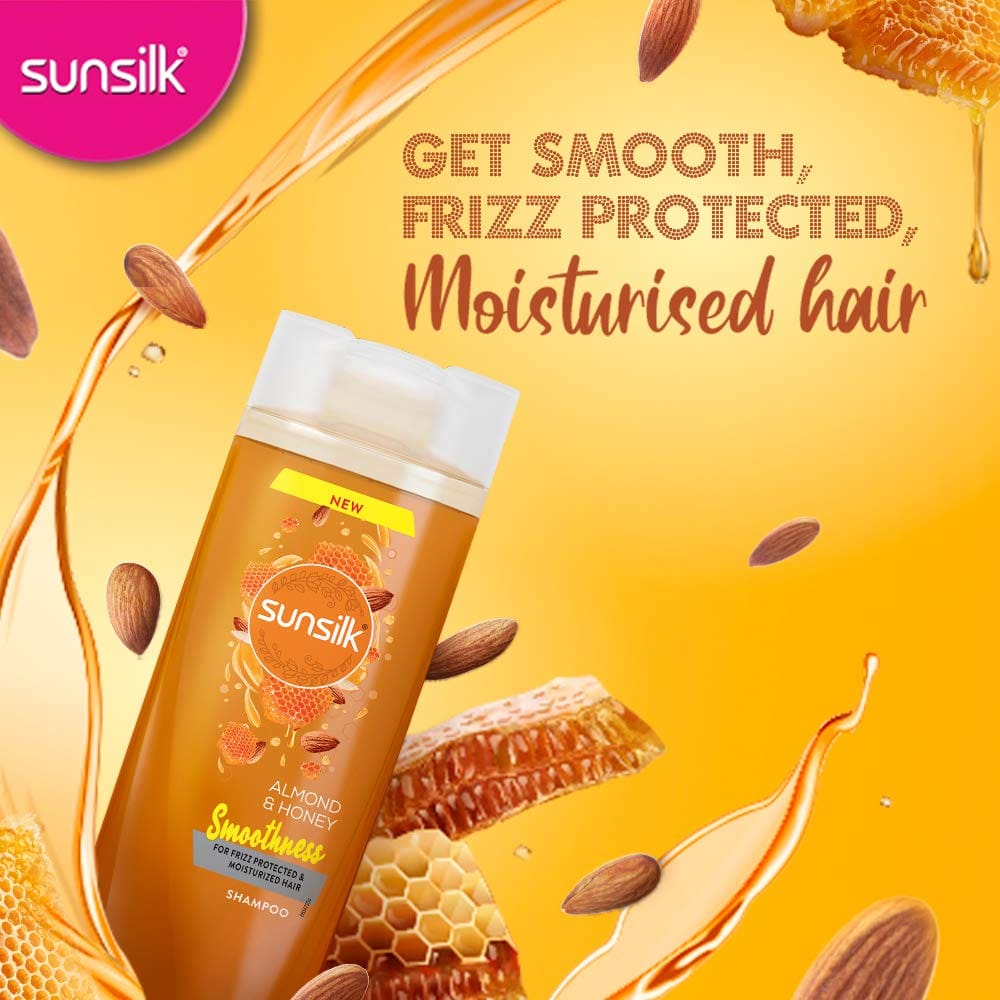 Sunsilk Almond & Honey Shampoo, 370 ml