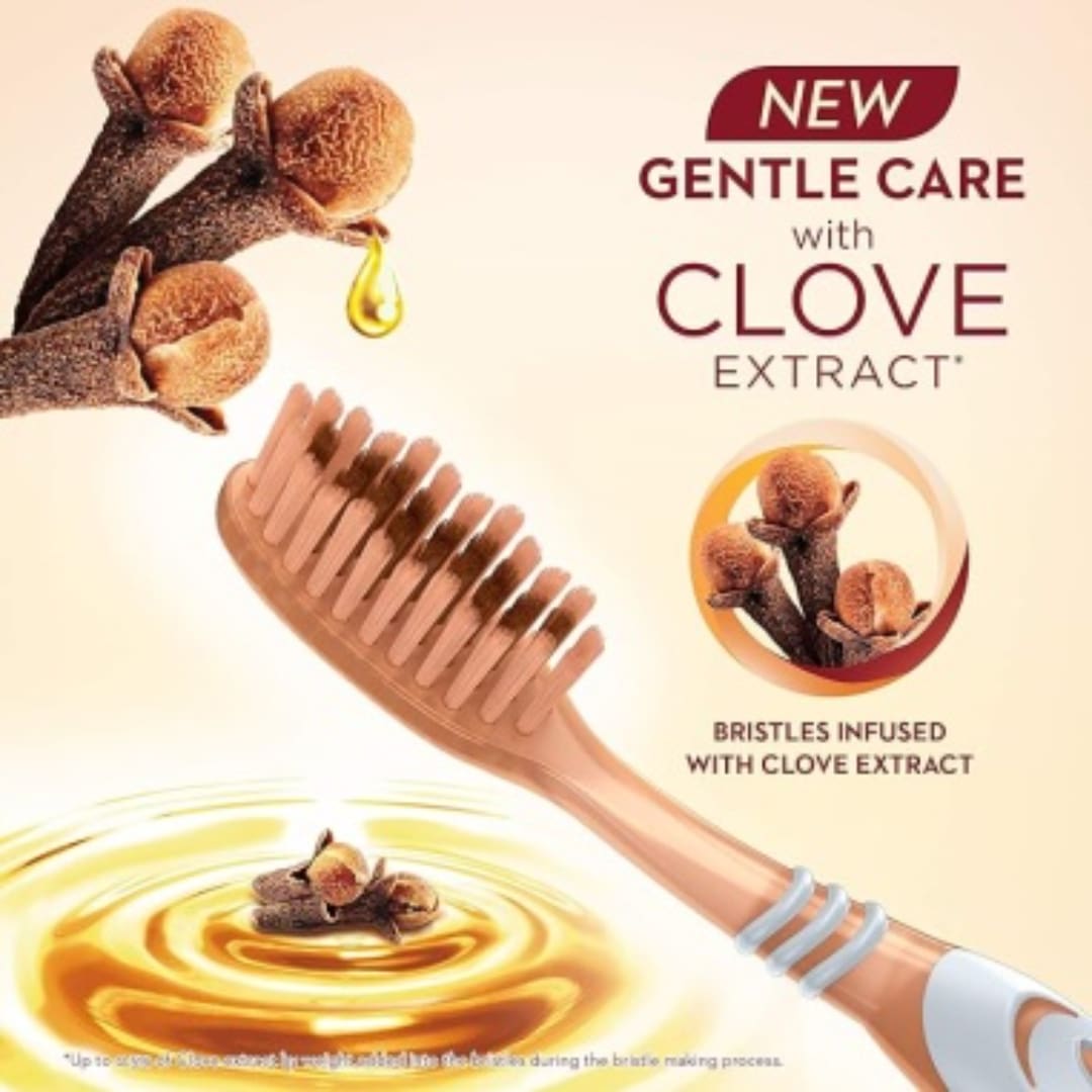 Oral-B Gentle Care Toothbrush with Clove Extract, Extra Soft (Buy 2 Get 1 Free)