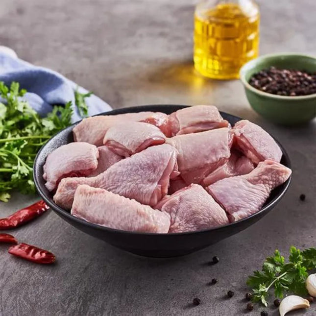 Fresh Broiler Chicken Curry Cut – With Skin, 500g