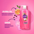 Sunsilk Onion & Jojoba Oil Hairfall Shampoo, Works Best To Nourish Your Long Hair, And Makes It Grow Stronger From The First Wash, 700ml