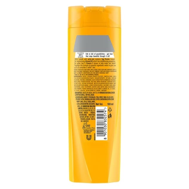 Sunsilk Nourishing Soft & Smooth Shampoo, 180 ml