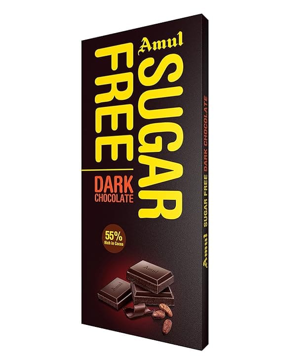 Amul Sugar Free Dark Chocolate, 150 g