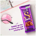 Cadbury Dairy Milk Silk Bubbly Chocolate Bar, 50gm