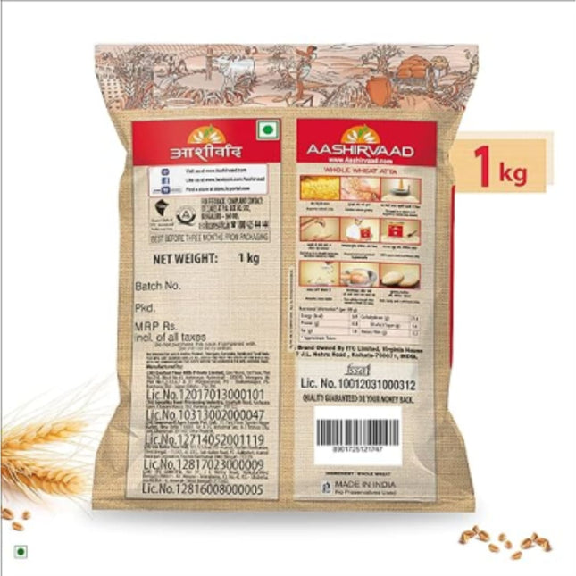 Aashirvaad Atta, 5 Kg + 500g