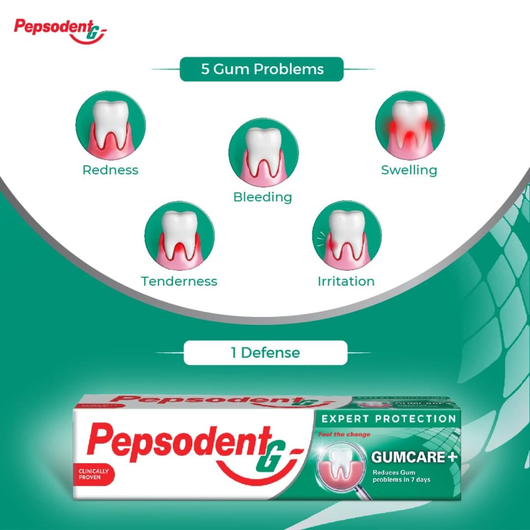 Pepsodent Expert Protection Gum Care, 140gm