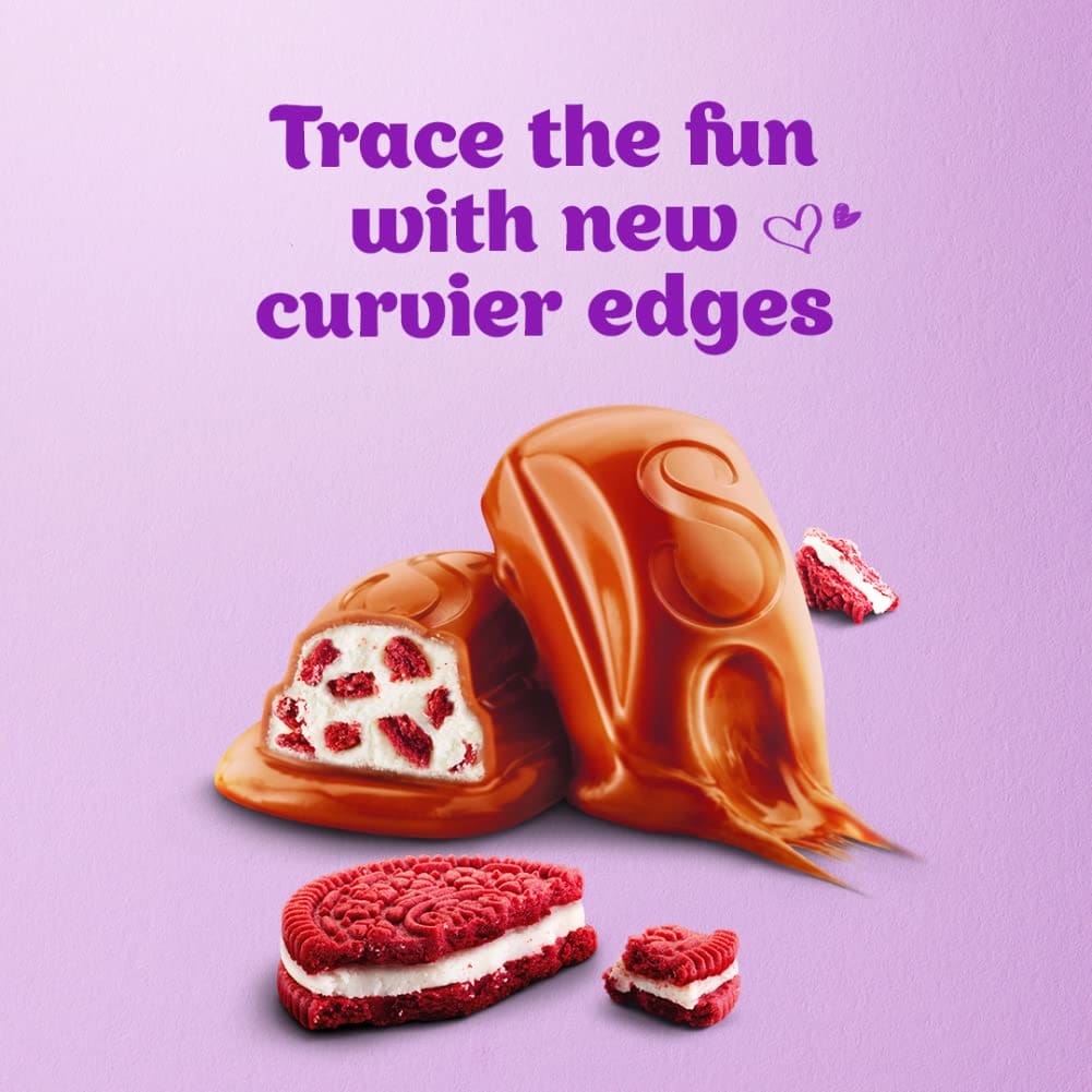 Cadbury Dairy Milk Silk Oreo Red Velvet, 130gm