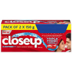 Close Up Closeup Everfresh Red Toothpaste Hot, 150 gm (Pack of 2)