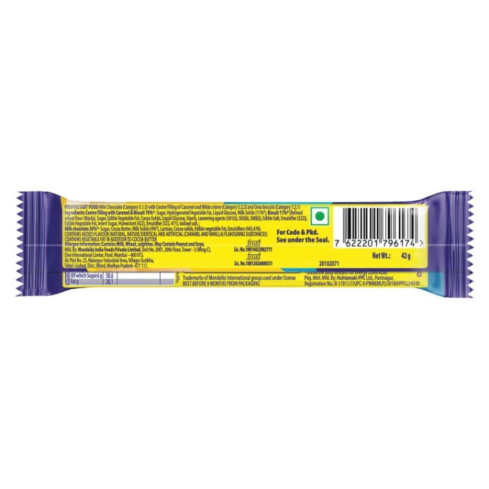 Cadbury 5 Star Oreo Chocolate Bar, 40gm