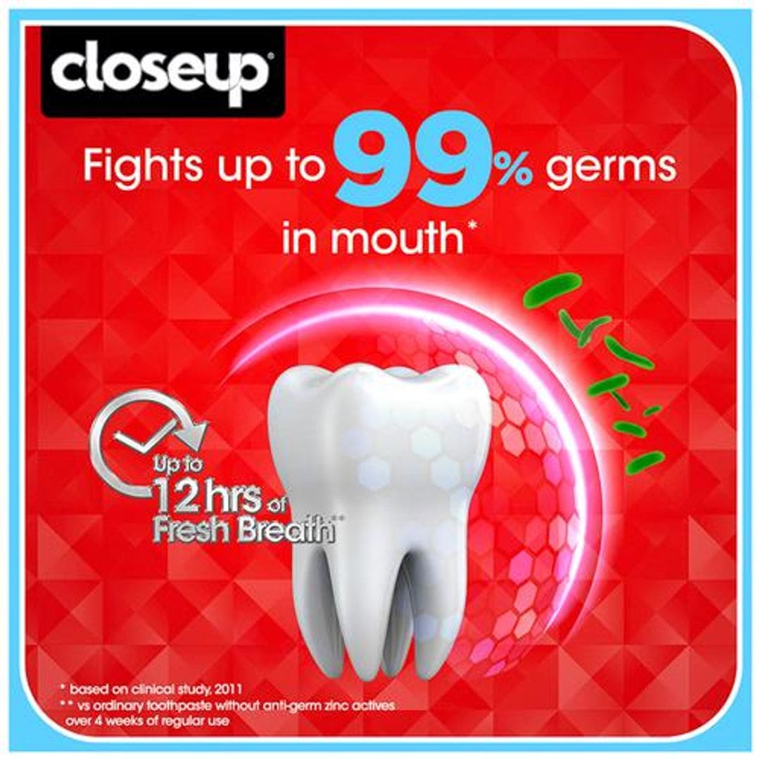 Close Up Closeup Everfresh Red Toothpaste Hot, 150 gm (Pack of 2)