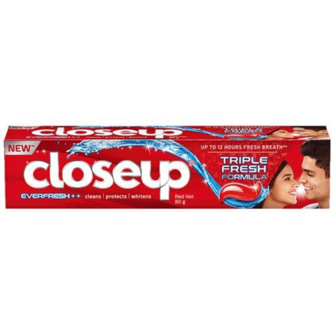 Close Up Closeup Everfresh Red Toothpaste Hot, 80gm