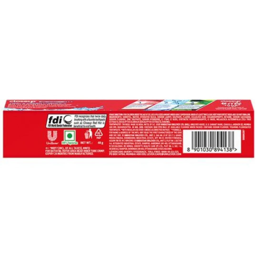 Close Up Closeup Everfresh Red Toothpaste Hot, 50gm