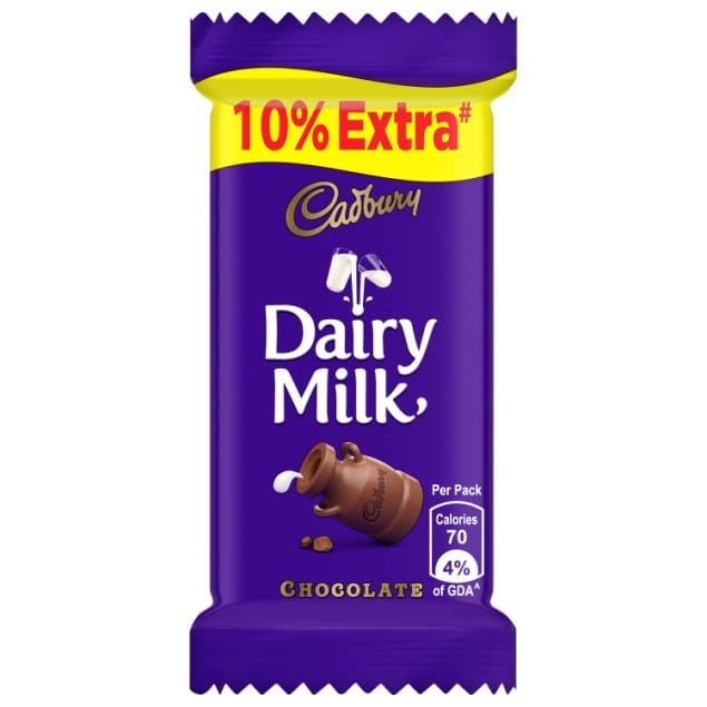 Cadbury Dairy Milk Chocolate Bar, 13gm