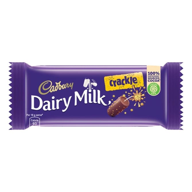 Cadbury Dairy Milk Crackle Chocolate Bar, 36 gm