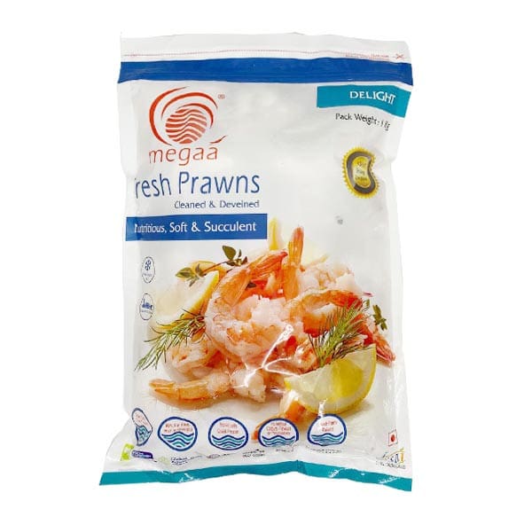 Megaa Fresh Prawns (21/25), 1kg
